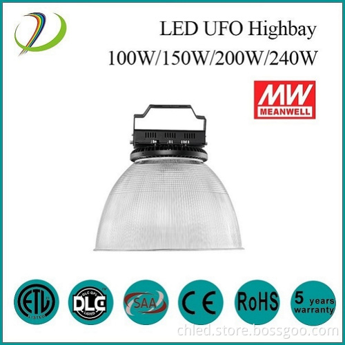 IP65 industrial 100w led high bay light